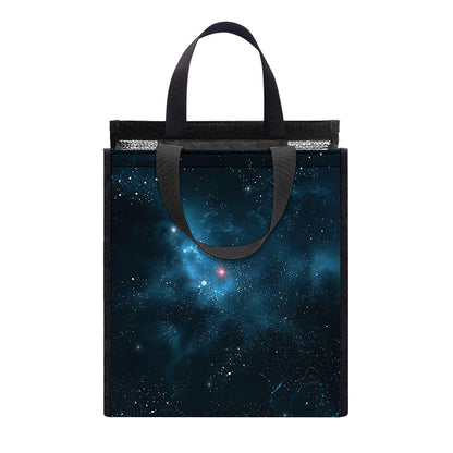 Deep Space Print Insulated Lunch Tote