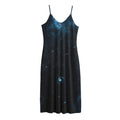 Deep Space Print Jersey Midi Cami Dress