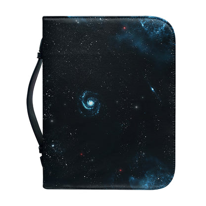 Deep Space Print Leather Bible Cover