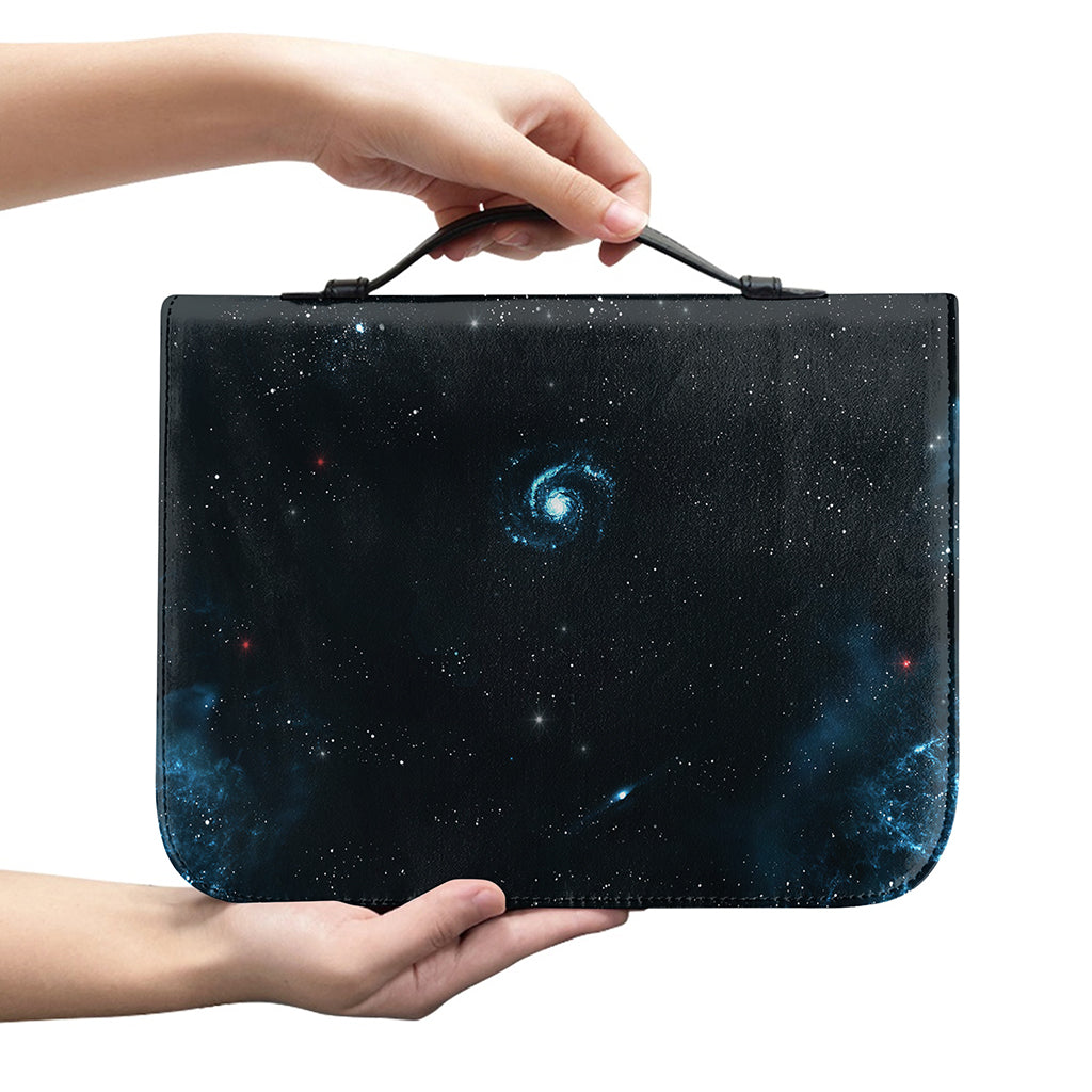 Deep Space Print Leather Bible Cover