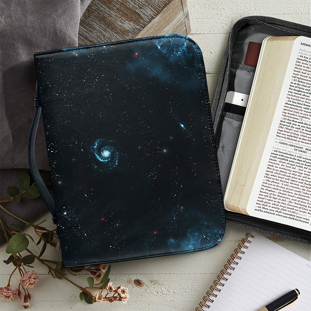 Deep Space Print Leather Bible Cover