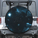 Deep Space Print Leather Spare Tire Cover