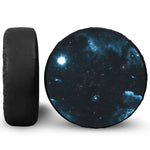 Deep Space Print Leather Spare Tire Cover