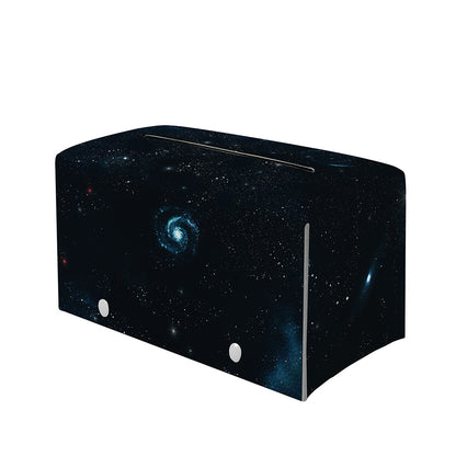 Deep Space Print Leather Tissue Box Cover