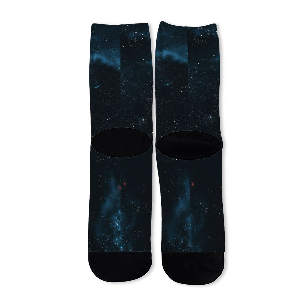 Deep Space Print Long Socks
