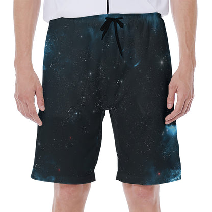Deep Space Print Men's Beach Shorts