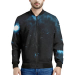 Deep Space Print Men's Bomber Jacket