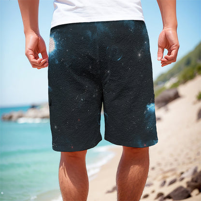 Deep Space Print Men's Cargo Shorts