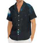 Deep Space Print Men's Deep V-Neck Shirt