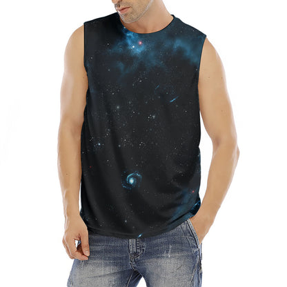 Deep Space Print Men's Fitness Tank Top