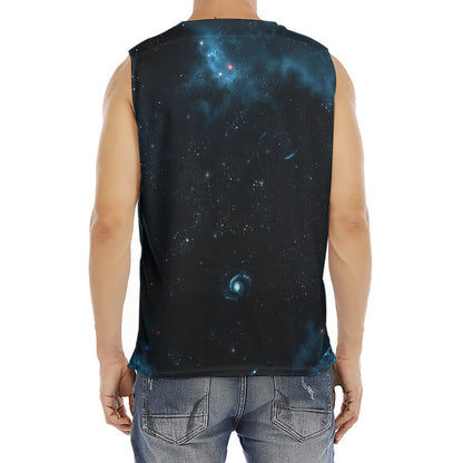 Deep Space Print Men's Fitness Tank Top
