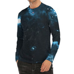Deep Space Print Men's Long Sleeve Rash Guard