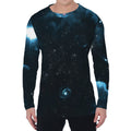 Deep Space Print Men's Long Sleeve T-Shirt