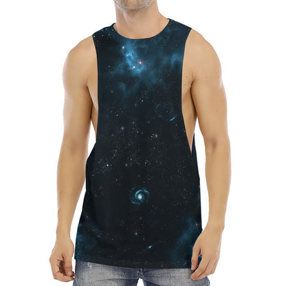 Deep Space Print Men's Muscle Tank Top