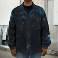 Deep Space Print Men's Shirt Jacket