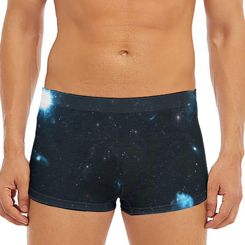 Deep Space Print Men's Short Boxer Briefs