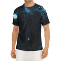 Deep Space Print Men's Short Sleeve Rash Guard