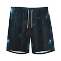 Deep Space Print Men's Athletic Shorts