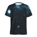 Deep Space Print Men's Athletic T-Shirt