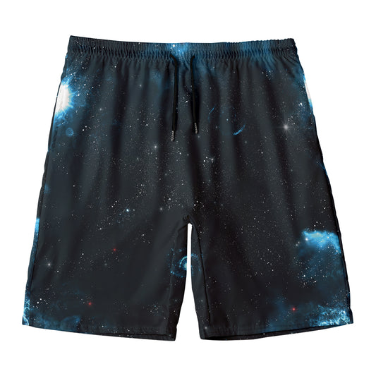 Deep Space Print Men's Swim Trunks