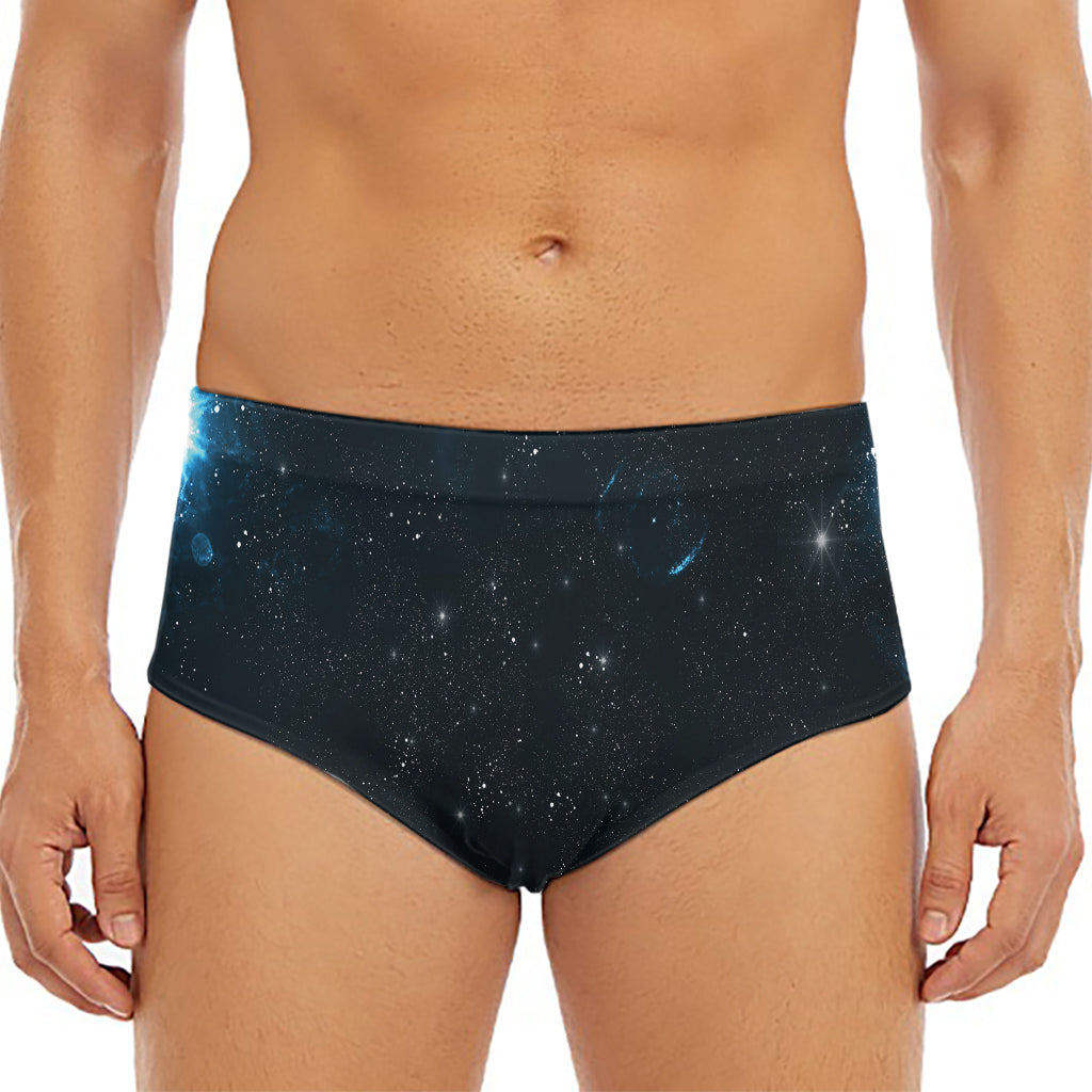 Deep Space Print Men's Triangle Swim Briefs
