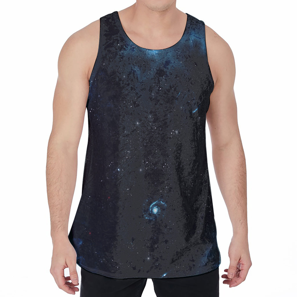 Deep Space Print Men's Velvet Tank Top