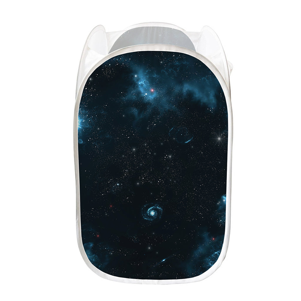 Deep Space Print Mesh Laundry Hamper