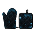 Deep Space Print Oven Mitt And Pot Holder Set