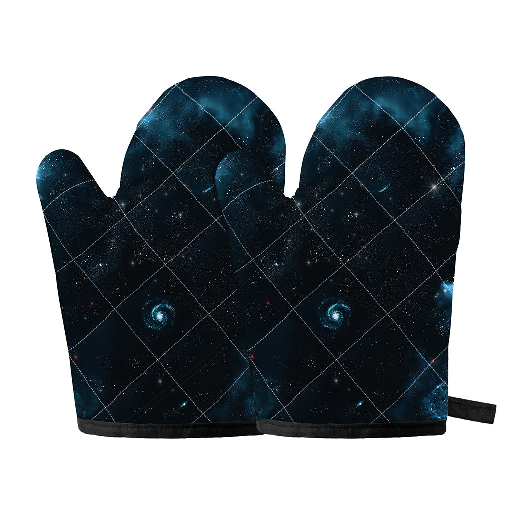Deep Space Print Oven Mitts