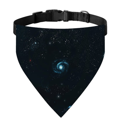Deep Space Print Over The Collar Dog Bandana