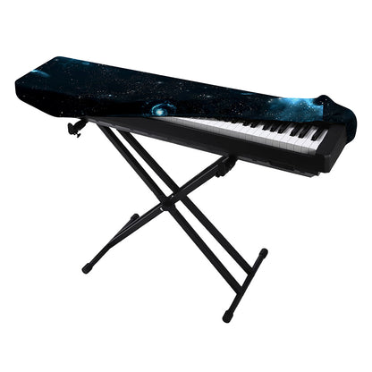 Deep Space Print Piano Keyboard Cover