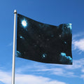 Deep Space Print Polyester Flag