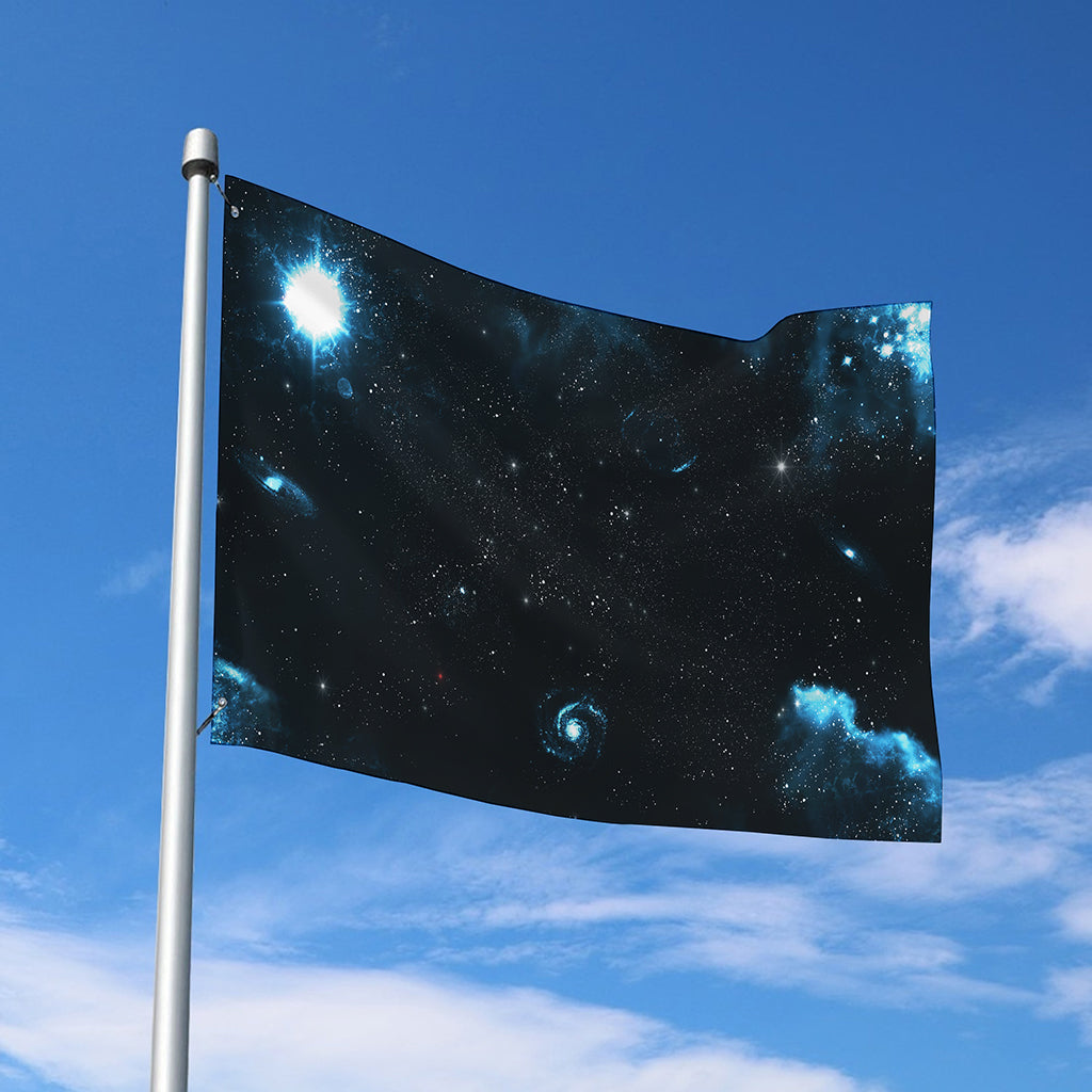 Deep Space Print Polyester Flag