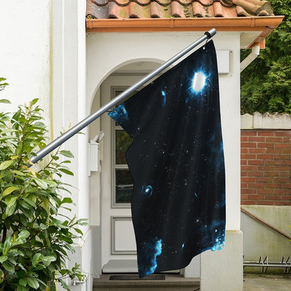Deep Space Print Polyester Flag