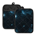 Deep Space Print Pot Holders With Pocket