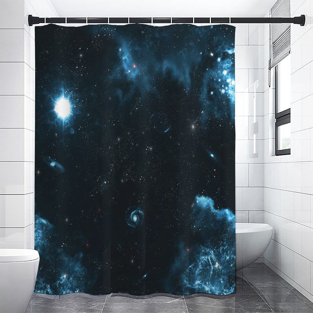 Deep Space Print Premium Shower Curtain
