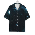 Deep Space Print Rayon Hawaiian Shirt
