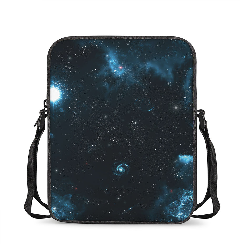 Deep Space Print Rectangular Crossbody Bag