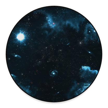 Deep Space Print Round Floor Mat