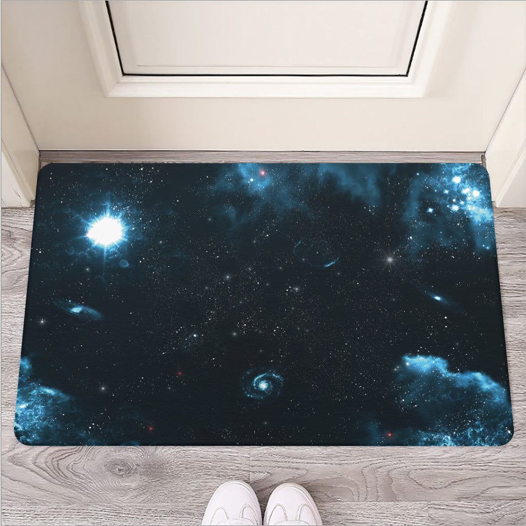 Deep Space Print Rubber Doormat