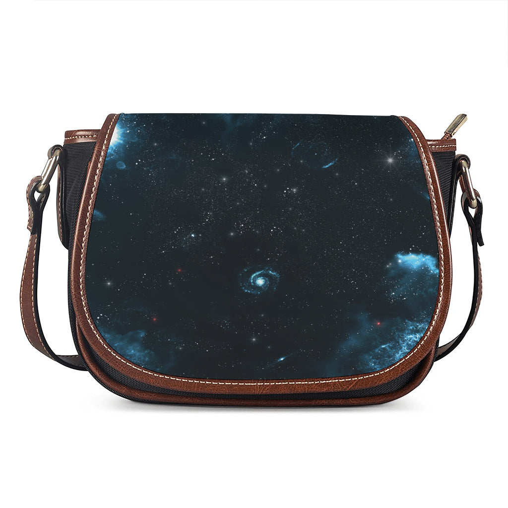 Deep Space Print Saddle Bag