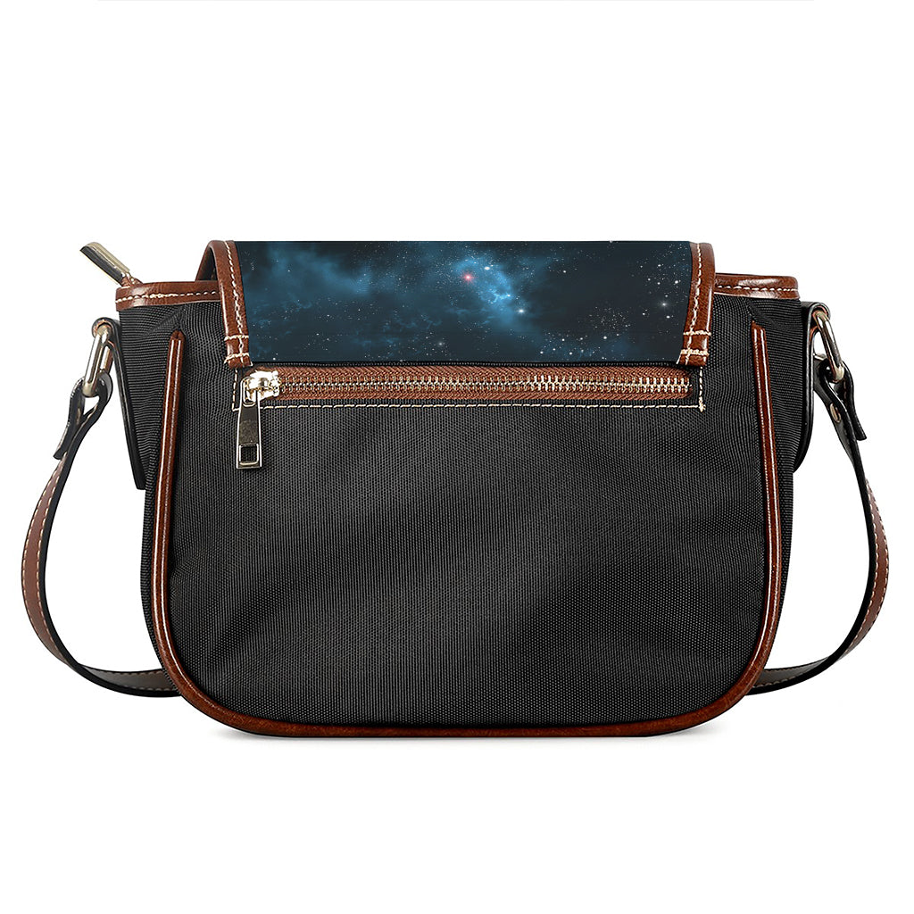 Deep Space Print Saddle Bag
