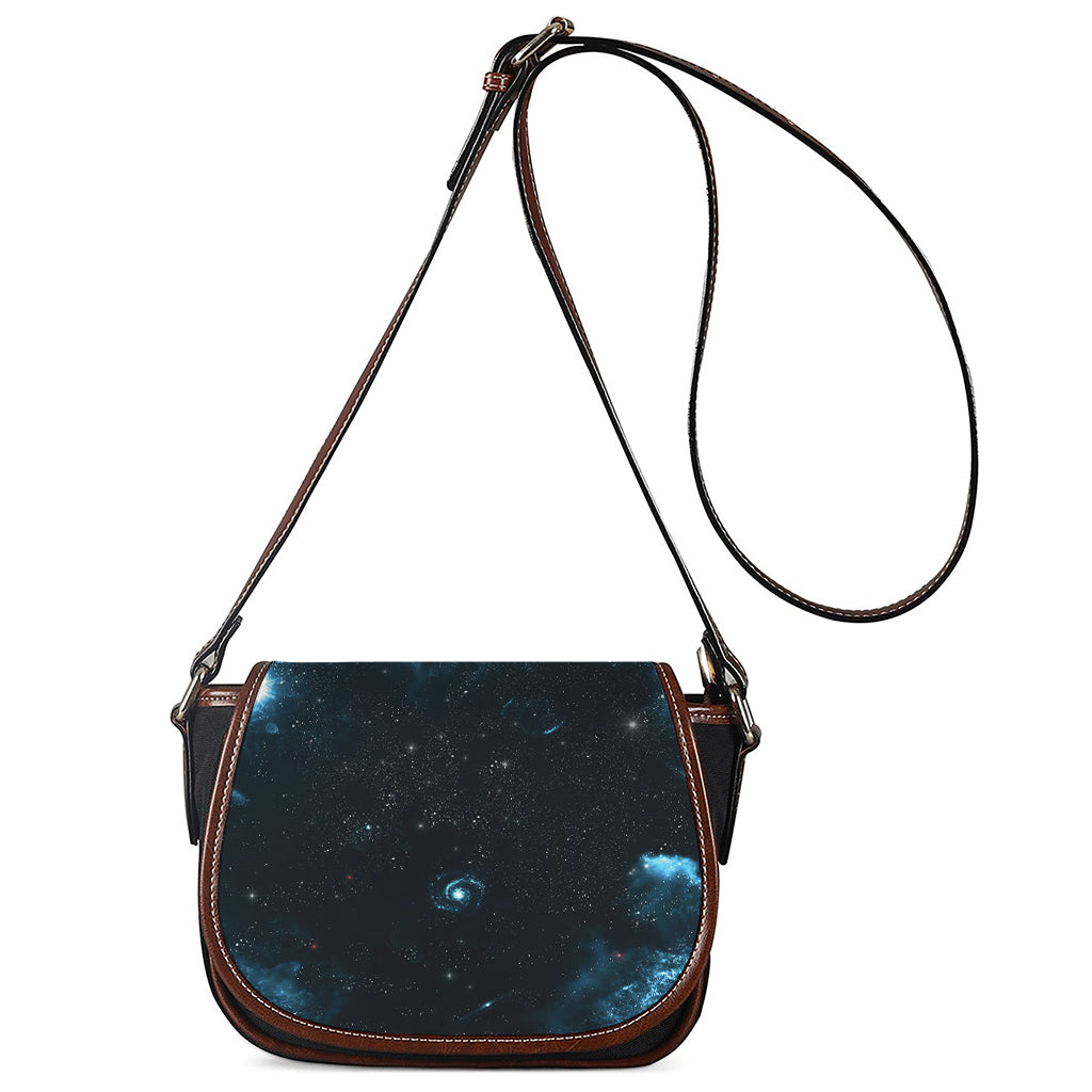 Deep Space Print Saddle Bag