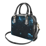 Deep Space Print Shoulder Handbag
