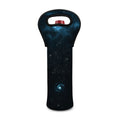 Deep Space Print Single Neoprene Wine Tote