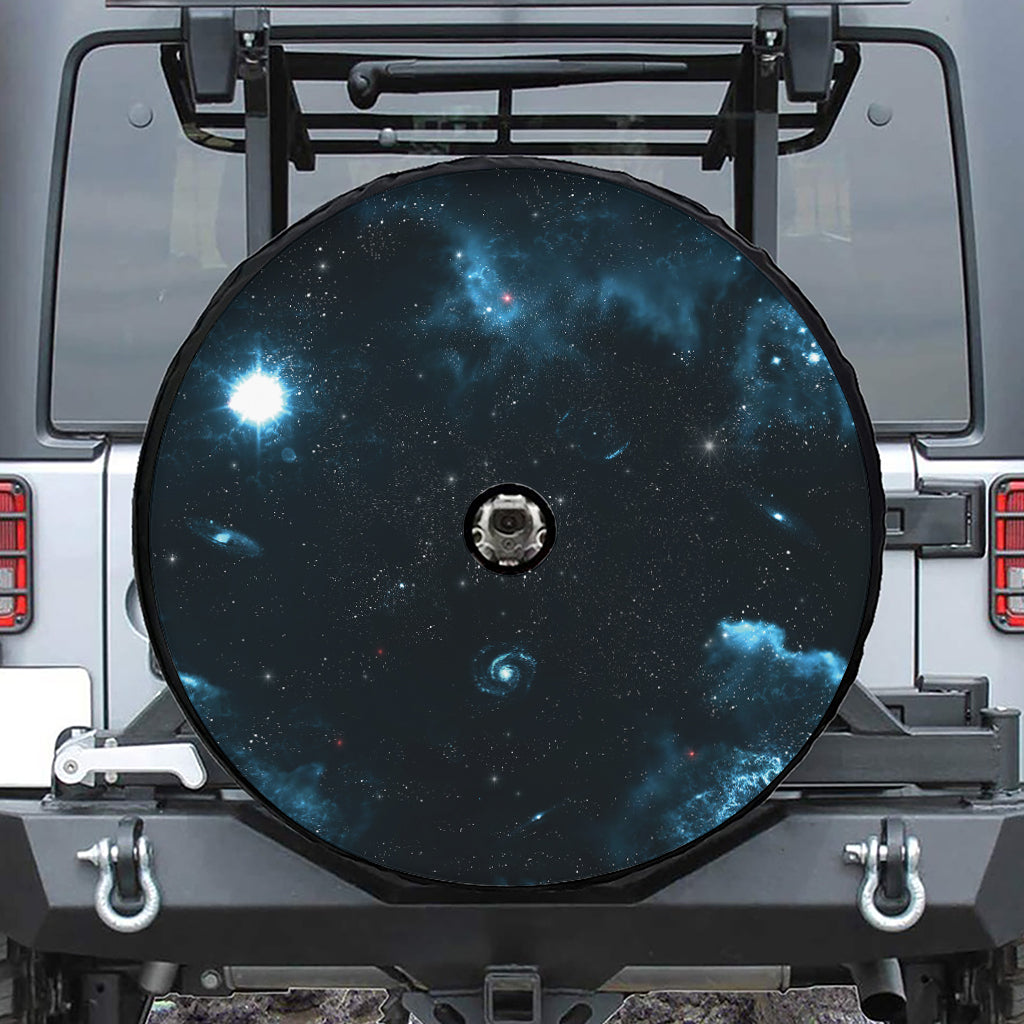 Deep Space Print Tire Cover With Camera Hole