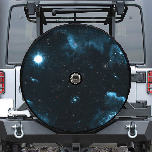 Deep Space Print Tire Cover With Camera Hole