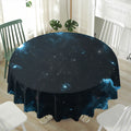 Deep Space Print Waterproof Round Tablecloth