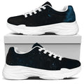 Deep Space Print White Chunky Shoes