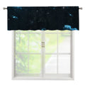 Deep Space Print Window Valance